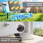 ZJOJO 100FT Solar String Lights Outdoor Waterproof, Solar String Lights - Image 3