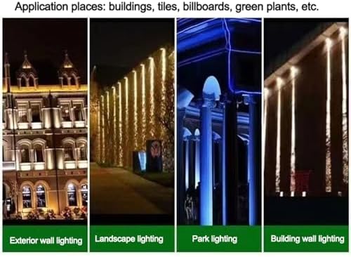 10W Led Spot Lights - Landscape Lamps, AC 220V Led Beam Light Outdoor Wall Lamp, IP67 Waterproof Narrow Beam Spotlight, 180° Adjustable Bracket Ground Light(White,20W) - Image 7