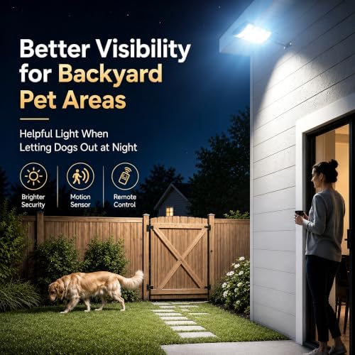 Solar Security Lights Outdoor, 2 Pack with Motion Sensor - Image 3