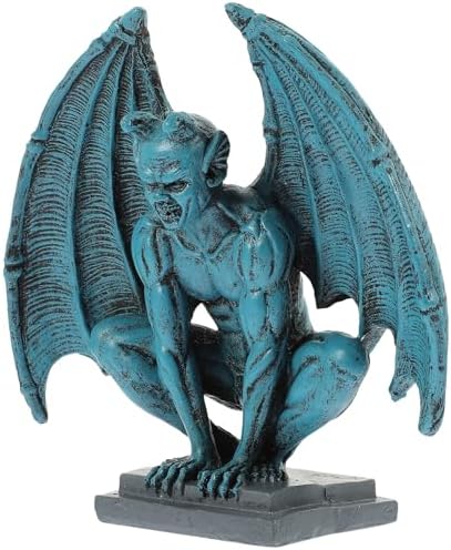 NOLITOY Halloween Gothic Devil Gargoyle Resin Statue Garden Decoration by NOLITOY