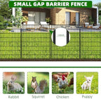 10 Panels Garden Fencing Animal Barrier, 33 in(H) X 24 ft(L) Dog Fence Outdoor for Yard Rustproof No Dig Decorative Tall Garden Fence Metal Wire Panel Border Patio Rabbit Temporary Ground Stakes - Image 4