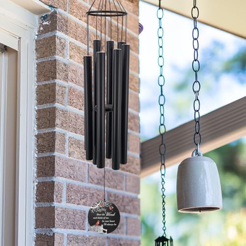 Personalized Wind Chimes, Memorial Gifts, Cardinal Wind Chime for Loss of Loved Dad/Mom, in Memory of Husband/Wife, 36inch Deep Tone Wind Chimes for Condolences - Image 4
