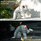 Suyorpe Solar Fairy Garden Statue Decor - Gifts for Women Mom Mother's Day, Angel Boy Resin Figurine Waterproof Home Decoration with Ladybug LED Lights for Outdoor Balcony Lawn Yard Patio - Image 3