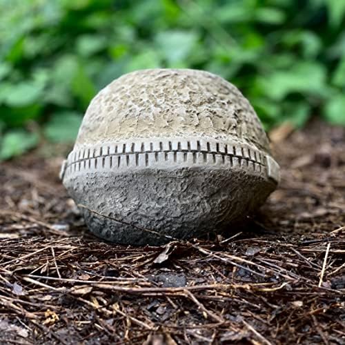 OLOMA Fantasy face statue Concrete bust sculpture Zippy eye ornament Smiling face decoration Cement eye figurine Abstract garden Smiley face statue Zippy ornament Garden face decor - Image 6
