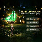 Solar Garden Stakes, Waterproof Bird Light Figurine Solar Stake Lights, Decorative Outdoor Garden Decor for Outside Yard Patio Lawn Porch Cemetery - Image 3
