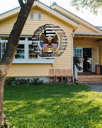 America 250th Anniversary Wind Spinner for Garden Yard 12In, Independence Day Bald Eagle 3D Stainless Steel Kinetic Hanging Wind Spinners Rustproof Outdoor Decor for Lawn Patio Home - Image 6