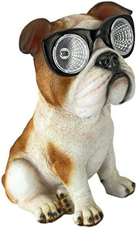 Design Toscano Bright Eyes Solar Pug Dog Garden Statue - Image 2