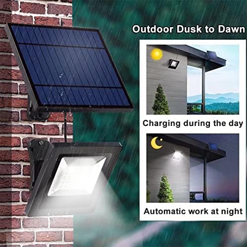 2 Pack Solar Wall Mount Lights - Super Bright Solar Security Flood Lights for Outdoor Use, IP65 Waterproof, Dusk to Dawn - Image 4