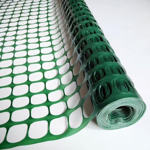 PotatoLife 2-Pack 4'x100' Green Mesh Fence for Garden with Zip Ties, Green - Image 6
