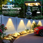 Solar Fence Lights Outdoor, Color Changing, Waterproof IP65, 16 Pack - Image 2