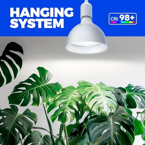 Barrina Grow Light Bulbs for Indoor Plants, 25W 5000K, 4H/9H/14H Timer - Image 3