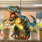 Fierce T-rex Acrylic Suncatcher - Image 4