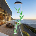 ShangTianFeng Solar Hummingbird Wind Chime, Gifts for Friends Female,Friendship Gifts for Women,Women Gift,Grandma Gift,Mother Birthday Gift from Daughter,Gardening Gift,Hanging Solar Lights,mom - Image 4