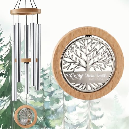 Personalized Memorial Wind Chimes for Loss of Loved Ones by ExtrabilyOfficial