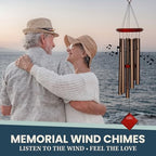 Woodstock Chimes Pluto Wind Chime for Outside 27" Bronze Small, Light Airy Sound for Outdoor Garden, Patio, Porch Decor, Encore Collection DCB27 - Image 5