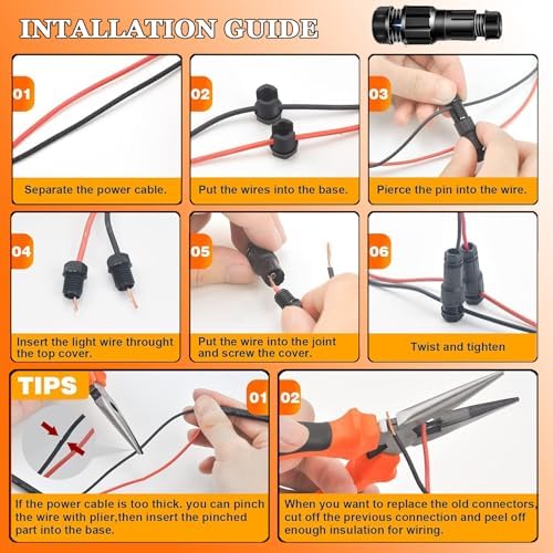 Low Voltage In-ground Lights LED Well Light Landscape Light with Connectors 3W 12V 24V Waterproof IP67 Pathway Lights Outdoor spotlights Trees Flags for Garden,Yard,Tree (Cool White) - Image 6