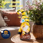 twinbling 13" Garden Solar Spring Gnomes Statues Outdoor - Image 6