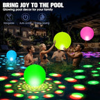 Floating Pool Lights,15" Inflatable Solar Powered Pool Light that Float 2PK - Image 7
