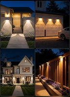 6 Pack Solar Lights Outdoor Waterproof, Color Changing Solar Fence Deck Step Flood Lights, Warm White & RGBCW 11 Color, IP65 Waterproof Garden Lights for Outside Backyard Yard Step Patio - Image 7