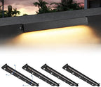 Black 4-Pack 12inch 5W 2700K Soft White Hardscpe Lighting by KwinmysoLightUpYourHome