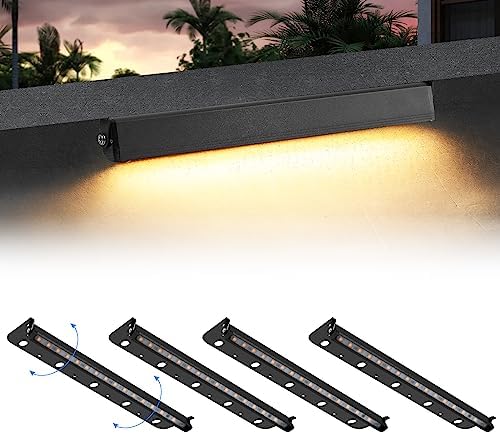 Black 4-Pack 12inch 5W 2700K Soft White Hardscpe Lighting by KwinmysoLightUpYourHome