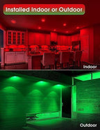 Fulighture Red and Green Light Bulbs 4 Pack,Par38 LED Red Green Flood - Image 5
