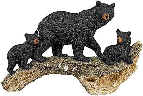 Design Toscano Controlling the Cubs, Mother Black Bear Animal Statue - Image 2