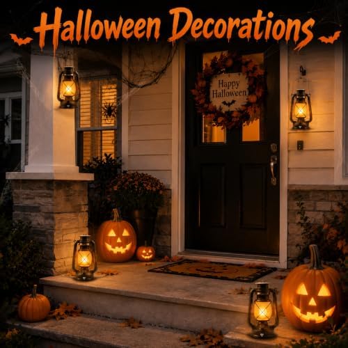 2 Pack Bronze Vintage 4 Modes Rechargeable Lanterns with Remote Control - Image 5