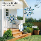 Pure Echo Large Wind Spinners Outdoor, Kinetic Metal Wind Spinners for Yard and Garden, Gift for Family or Friends (30'' W x 87'' H) - Image 5