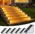 VOLISUN Solar Step Lights Outdoor Waterproof, LED Outdoor Stair Lights by VOLISUN