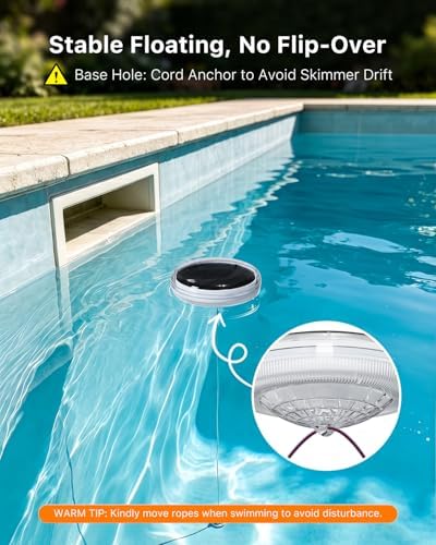 4-Pack RGB Solar Floating Pool Lights with Remote, Waterproof - Image 6