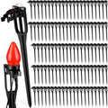 Suzile 100 Pcs Christmas Plastic Light Stakes 9.5'' Tall Xmas Yard Stakes by Suzile