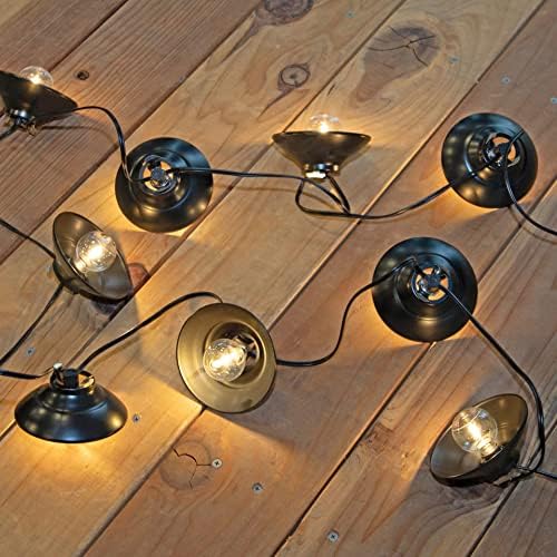 Novelty Lights 11 Feet 10 LED G40 Outdoor Bistro Lampshade String Lights - Image 4