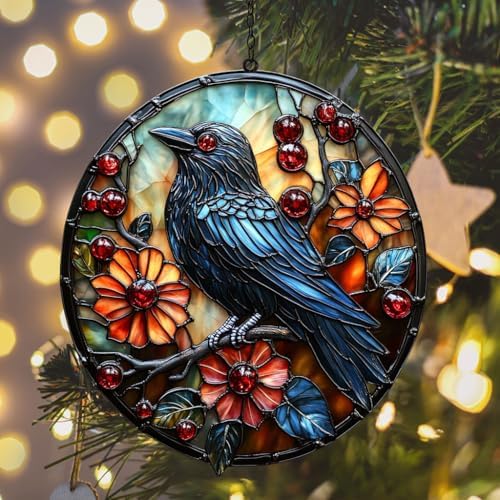Raven Acrylic Suncatcher - Image 6