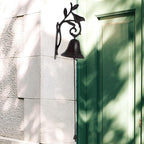 Vintage Cast Iron Wall Mounted Door Bell for Entryway Farmhouse Decor - Image 4