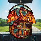 Books and Dragon Acrylic Suncatcher - Image 5