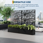 GarveeLife Metal Planter Box with Trellis 71"x47"x16", with Drainage Holes - Image 6