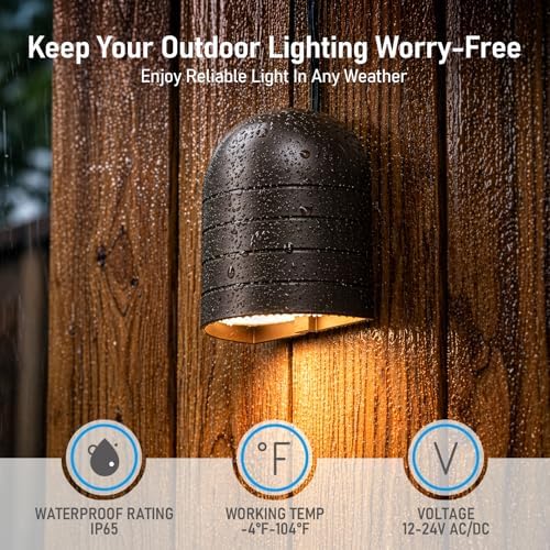 LEONLITE 6-Pack RGBCW Low Voltage LED Deck Lights, Color Changing - Image 5