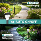 GIGALUMI 16 Pack Solar Lights Outdoor Waterproof, Solar Garden Lights - Image 3