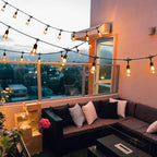 105FT Outdoor String Lights, 32 Shatterproof E26 Edison LED Bulbs, Dimmable RGB Color Changing Patio Lights Waterproof with Remote. for Backyard, Garden, Party, Bistro, Cafe - Image 5