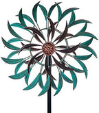 Stargarden Metal Wind Spinner,Two-Way Wind Sculptures,360 Degrees Kinetic Wind Spinners for Yard and Garden by Stargarden
