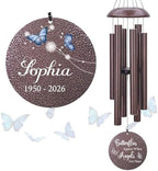 Personalized Wind Chimes Butterfly Memorial Gifts by ExtrabilyOfficial