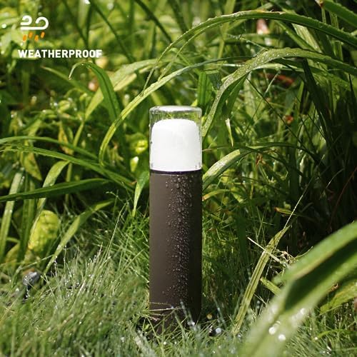 GOODSMANN 8PK Outdoor Low Voltage Bollard Lights 2W 2700K Warm White LED Landscape Pathway Light Kits Bronze Color - Image 3