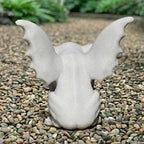 OLOMA Winged Gargoyle Garden Statue Gothic Mythical Creature Stone Sculpture Handmade Cement Fantasy Ornament Outdoor Yard Decor Medieval Gothic Decor Patio Lawn Porch Accent - Image 5