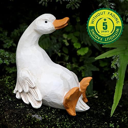 Duck Garden Statues Set of 3 Resin Funny Gift Outdoor Yard Lawn Patio Decor - Image 4