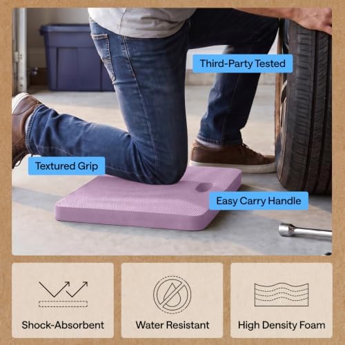 GORILLA GRIP® Extra Thick Foam Kneeling Pad for Gardening, 17.5x11 Purple - Image 5