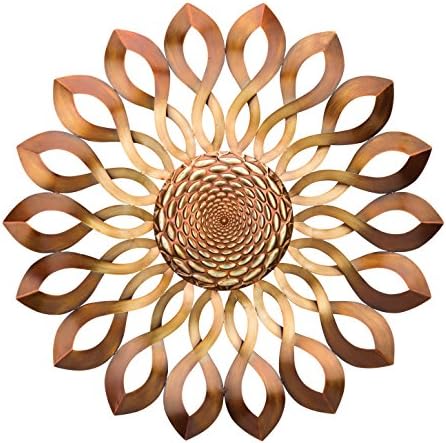 Regal Art & Gift Large Metal Sun Wall Decor, Indoor & Outdoor Sunburst Art by REGALARTGIFT