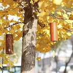 Chakra Chimes Natural Bamboo Wind Chimes Meditation Chord Windchime Wind Bell for Home Decoration Zen Mindfulness Throat Chakra - Image 5