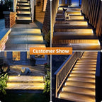 VOLISUN Solar Step Lights Outdoor Waterproof, LED Outdoor Stair Lights - Image 7