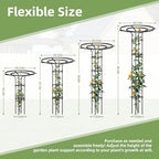 43 Inch Umbrella Trellis for Climbing Plants Outdoor - Image 4